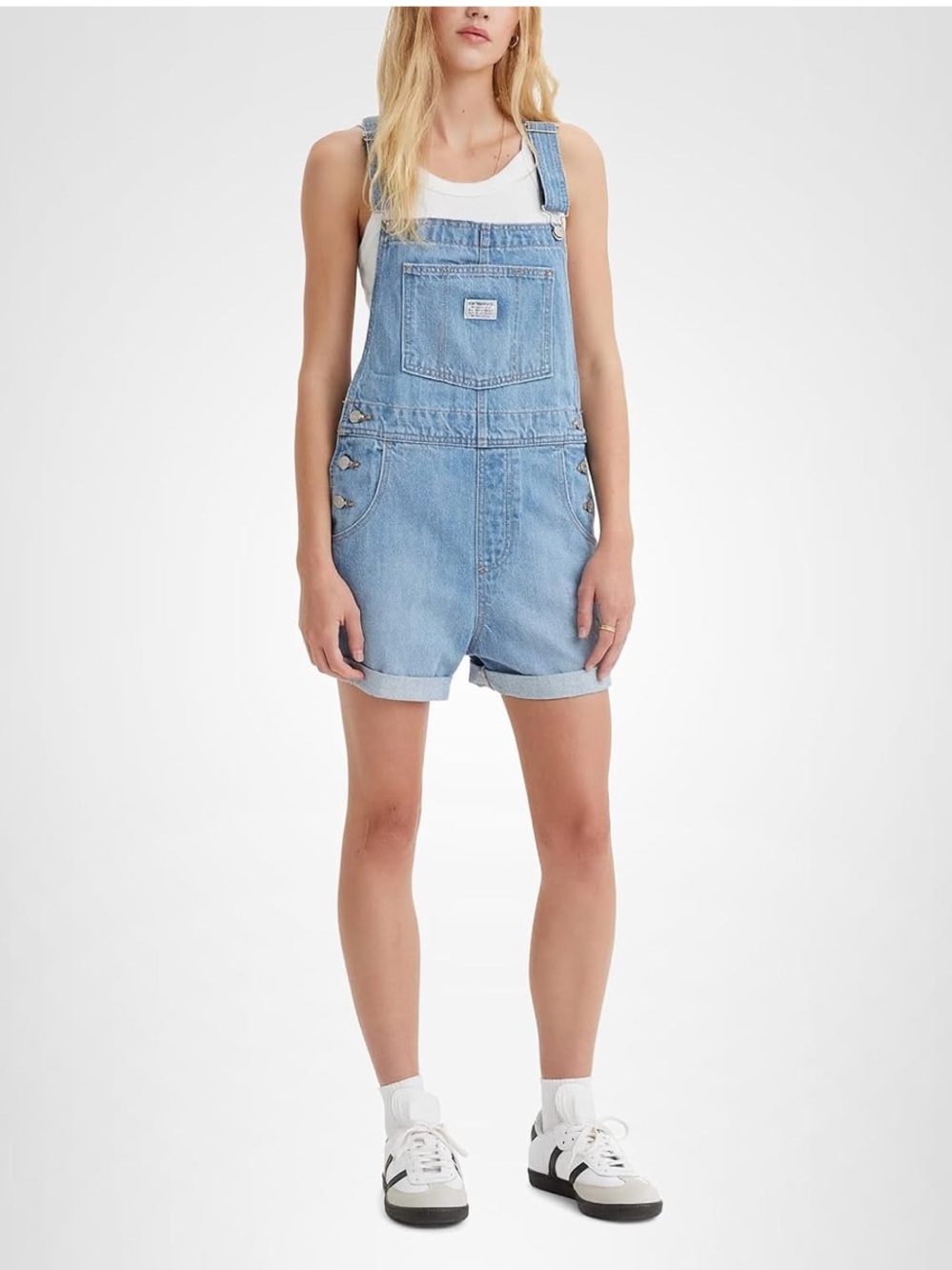 Levi's Women's Vintage Denim Shortalls - Picture 6 of 8